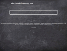 Tablet Screenshot of churcheschickensurvey.com